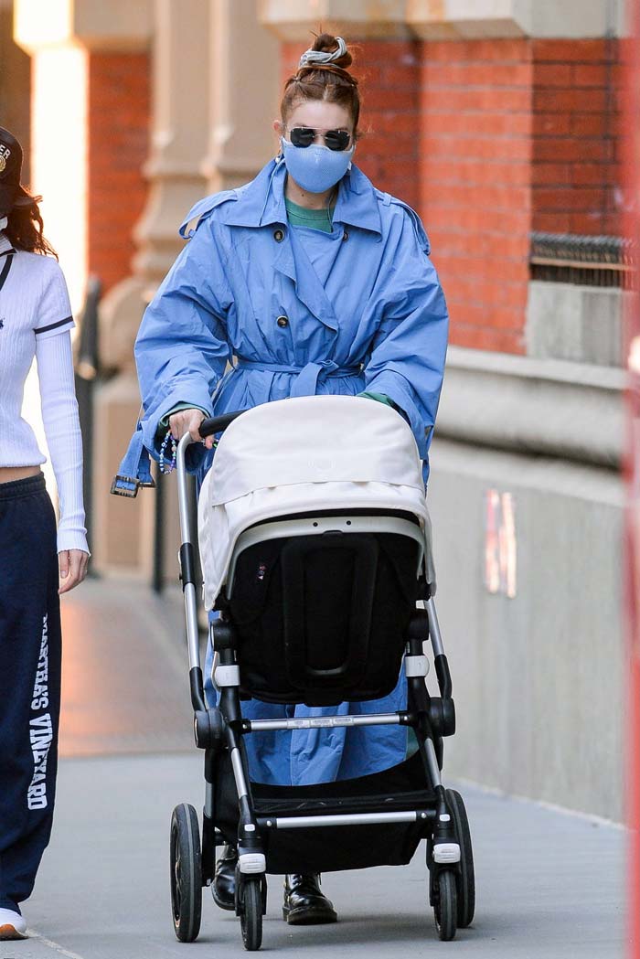 Gigi Hadid is stepping out with her baby girl